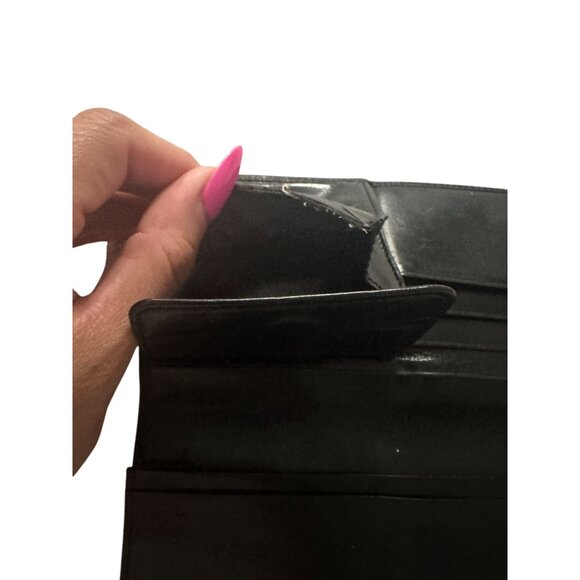 CELINE Womens Vintage Long Logo Clutch Wallet - Picture 7 of 11